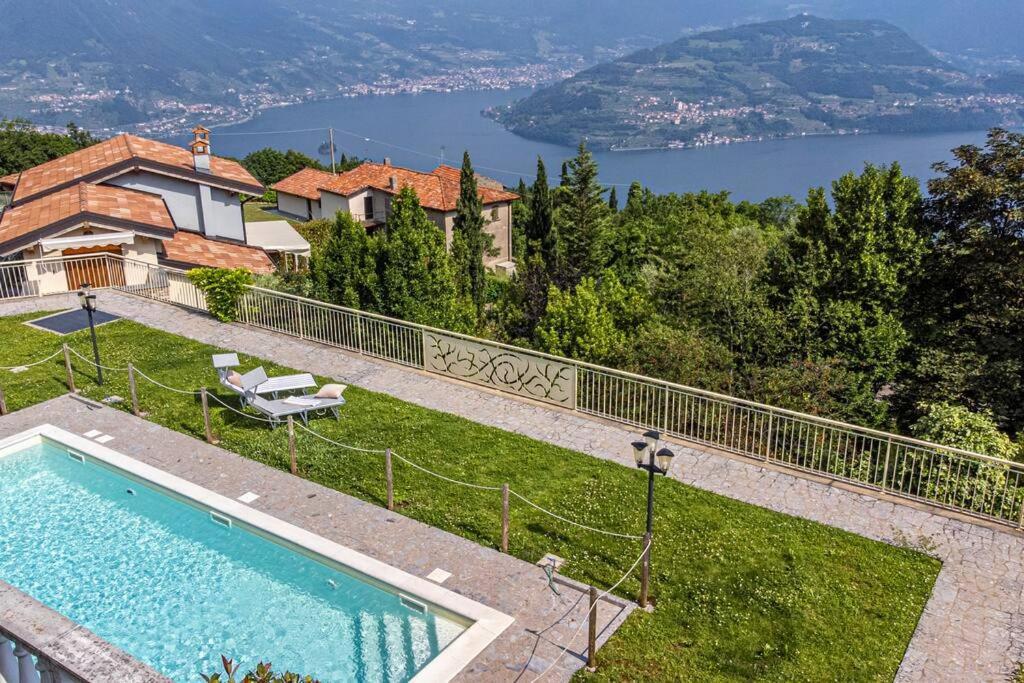 La Dolce Vita - Vista Lago E Piscina Parzanica Exteriér fotografie