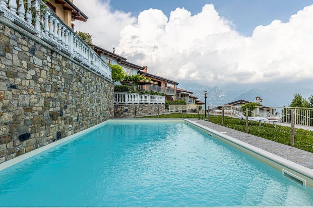 La Dolce Vita - Vista Lago E Piscina Parzanica Exteriér fotografie